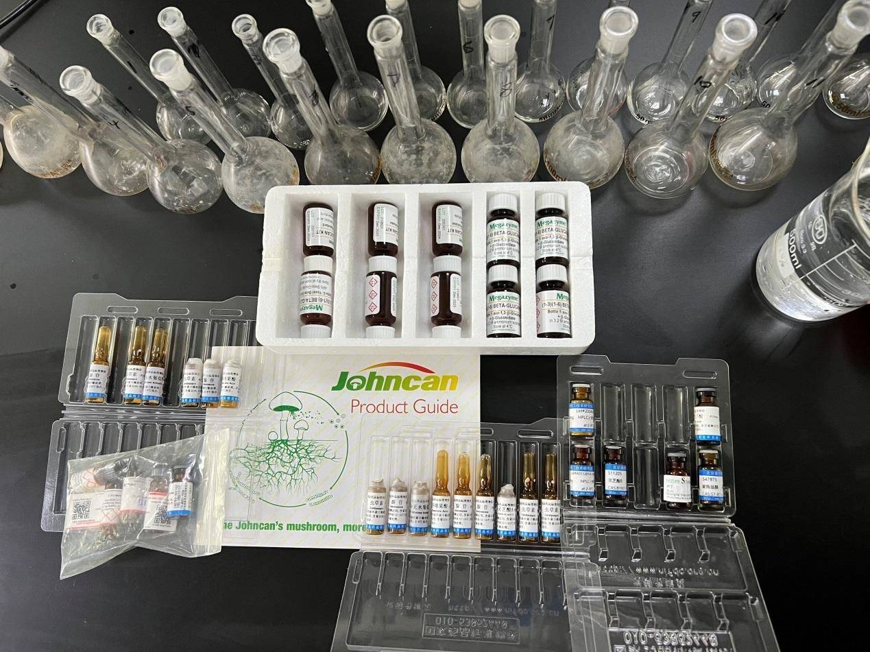 Standard prøver i Johncan laboratorium
