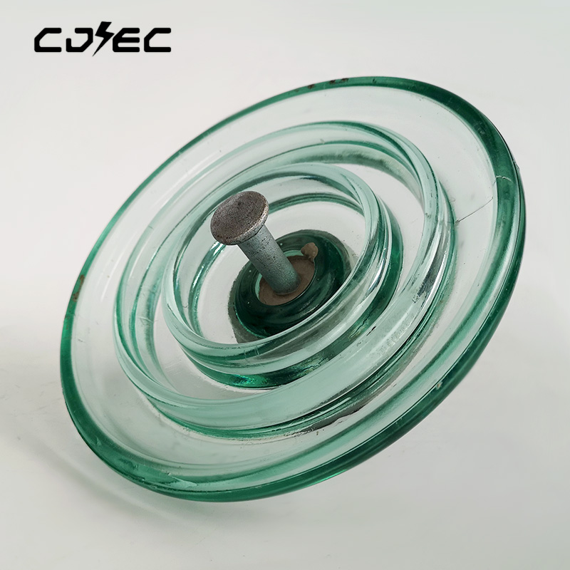 High Voltage 120kn Disc Suspension Toughened Glass Insulator U120B