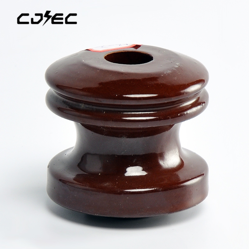 0.4kv Spool porcelain የኤሌክትሪክ ምርቶች insulators ANSI 53-2