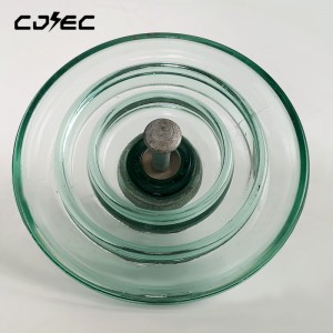 High Voltage 160kn Disc Suspension Toughened Glass Insulator U160B