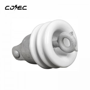 44kn ANSI 52-9 Disc Suspension Porcelain Insulator with clevis