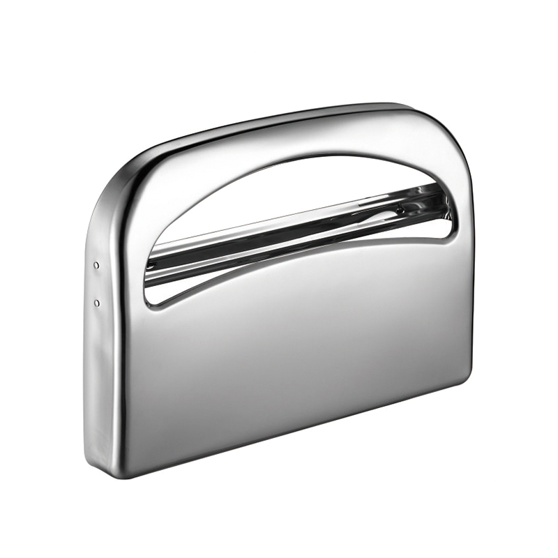 Stainless Steel hotel public bathroom folded toilet Paper Holder Dispenser for Toilet Seat Cover paper Featured Image