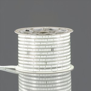 ac220v input high transparent 240 pieces 2835 smd led strip light for home decoration