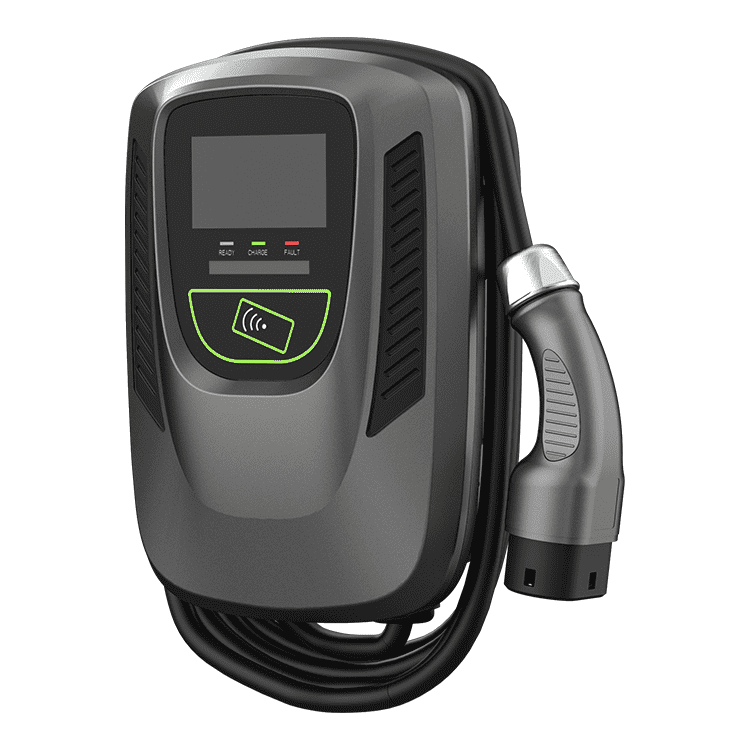 EV Charging Station Wall-Mounted Electric Charger Wallbox EV Charger Point 40A