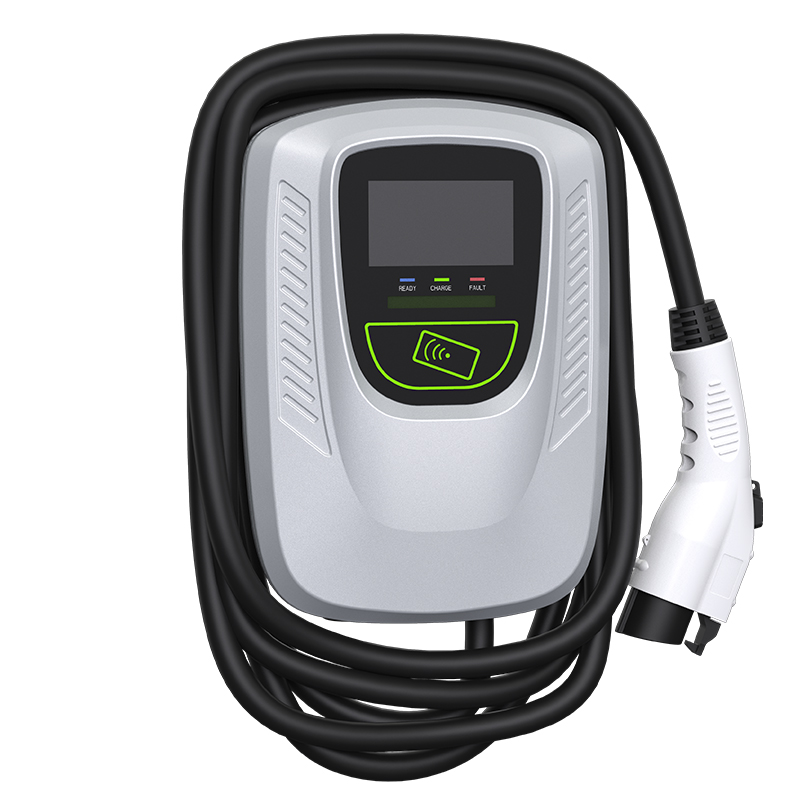 CE अनुमोदन 32A 7kw EV चार्जर फास्ट चार्जर Ocpp1.6j विशेष छविको साथ सार्वजनिक इलेक्ट्रिक वाहन चार्जिङ स्टेशन