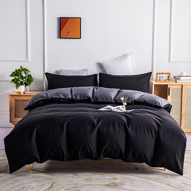 Amazon Hot Selling Double Colorblock Solid Color Bedding Featured Image