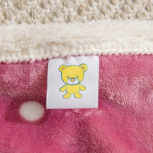 Lamb Fleece Children’s Blanket Double Layer Flannel Napping Blanket