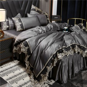 Summer Continental Lace Bed Skirt Four-piece Set