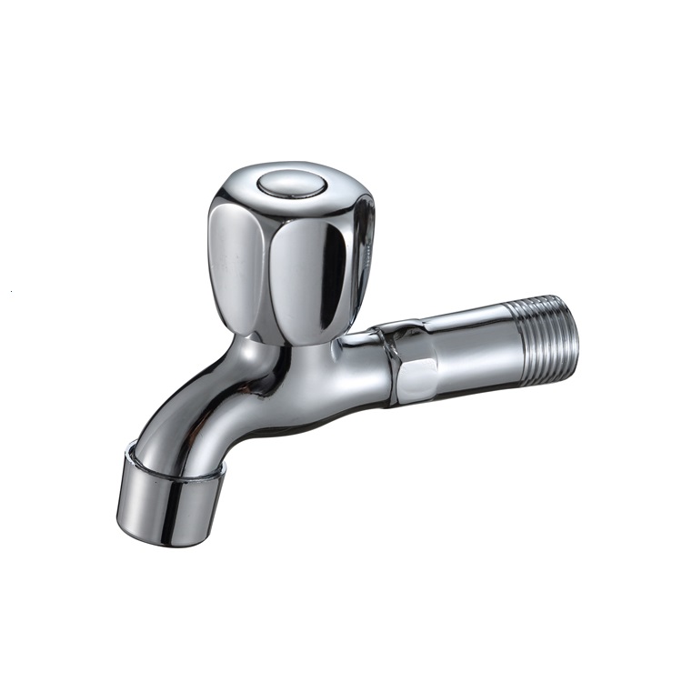 polished basin water wall mounted bibcock tap Featured Image