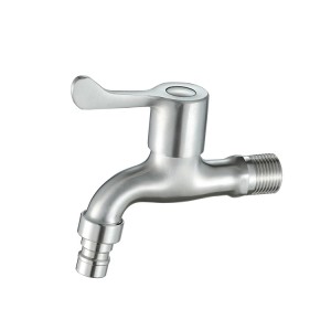 304 stainless steel material bibcock tap for washing machine