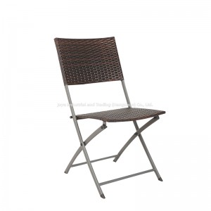 Joyeleisure Palma Metal Wicker Folding Garden Chair