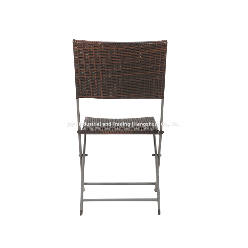 Joyeleisure Palma Metal Wicker Folding Garden Chair