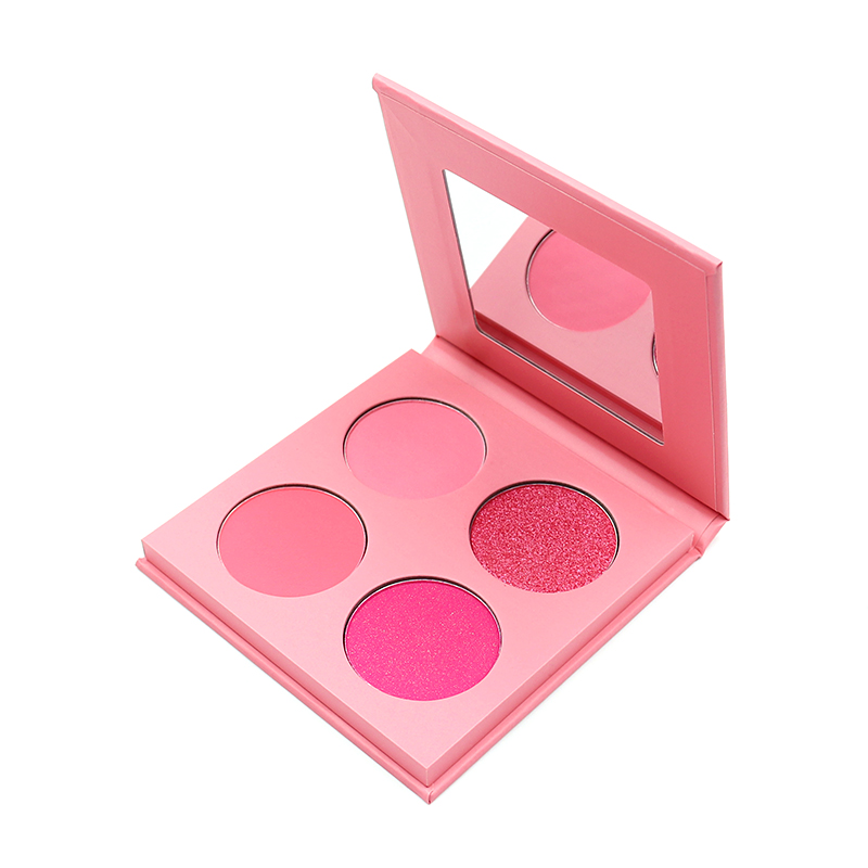 4 Colors Eye Shadow Colored Eye Daily Use 4 Colors Matte Shimmer Glitter Effect Eye Shadow Makeup Palette