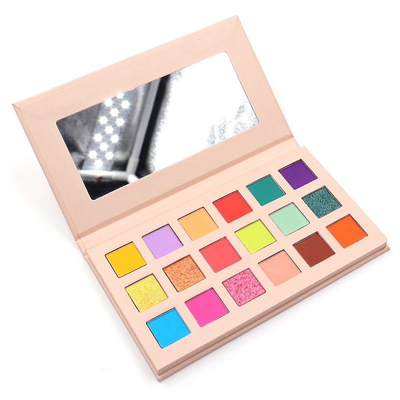 New 18 Color Eyeshadow OEM/ODM eyeshadow palette with private label Natural Herbal waterproof