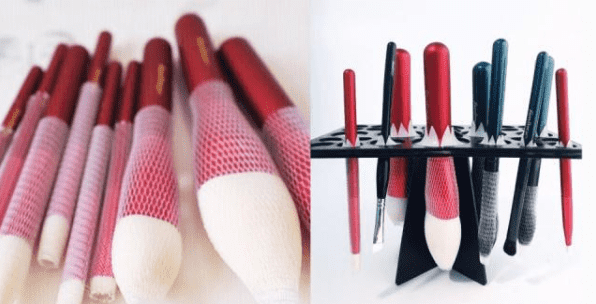 Hoe de make-upborstel schoon te maken