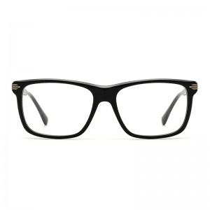 2022 1726 european style rectangle myopia optical eyewear big size eyeglasses frames unisex pure acetate eyewear-cc