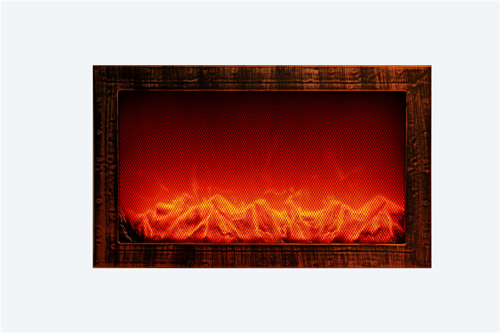 Factory Promotional Gypsum Ceiling Hall - Electric fireplace wholesale with light heating adjustable –  jiupin detail pictures