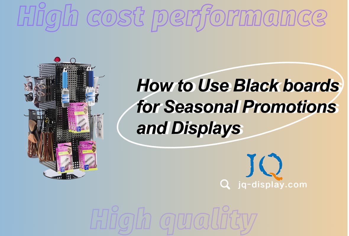 Com utilitzar el tauler negre per a promocions i exposicions de temporada