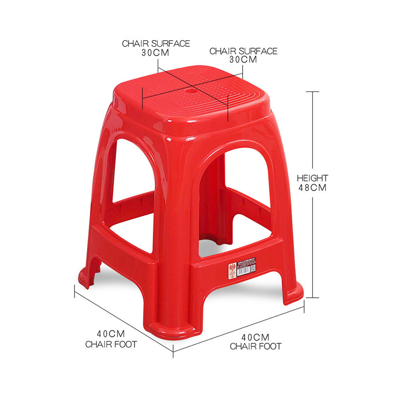 Balay sa gawas nga Portable Furniture Modern Removable Chair PP Plastic Stool