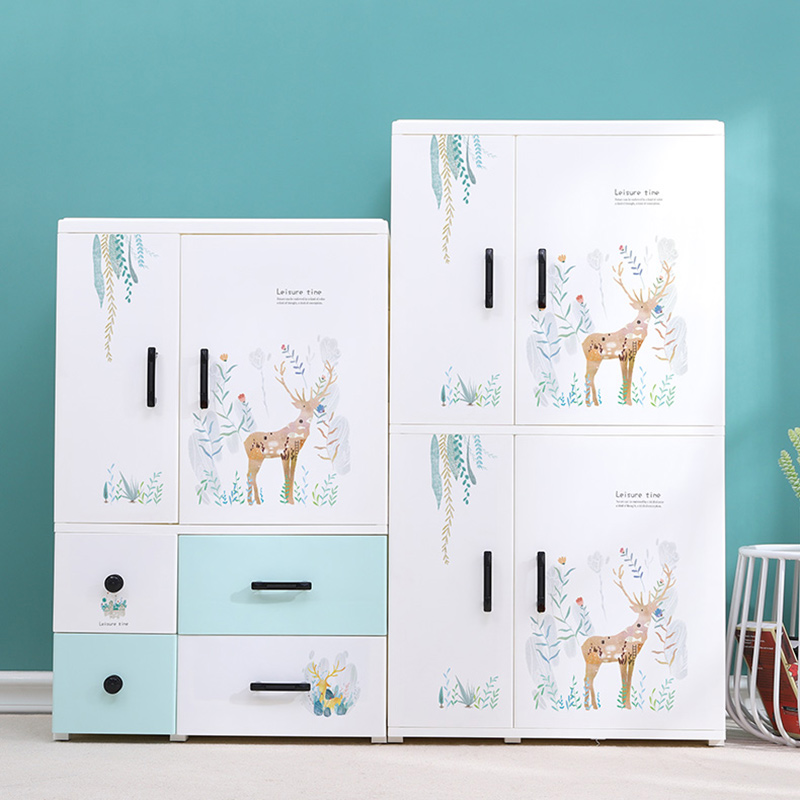 60 multifunctional baby storage cartoon cabinet