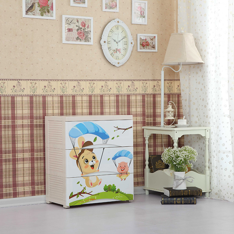 Factory Direct Sale Plastic Wardrobe Kids' At Drawers Cabinet