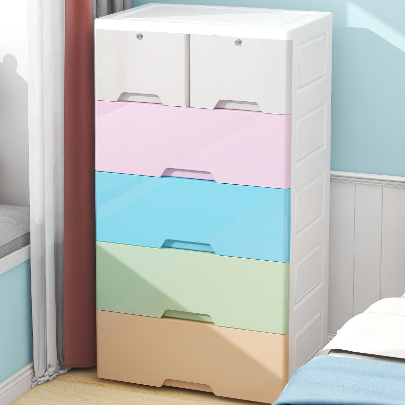 66 drawer plastic multifunction storage cabinet