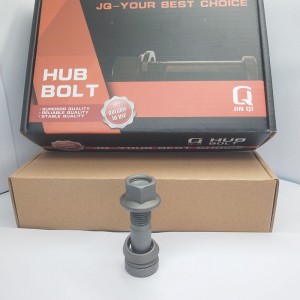 JQ 10.9 Grade Wheel Stud Screws M14X1.5 Hardware Truck Wheel Bolt Hex Hub Bolts and Nuts Set for Small Benz