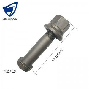 JQ Machinery Good Quality truck Carbon Steel Auto Lug Nuts Wheel Hub Bolts and Nuces For HOWO