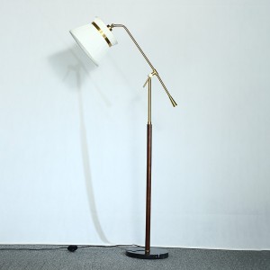 Ins styl geplooide Amerikaanske vintage ljocht lúkse sliepkeamer flier lampe