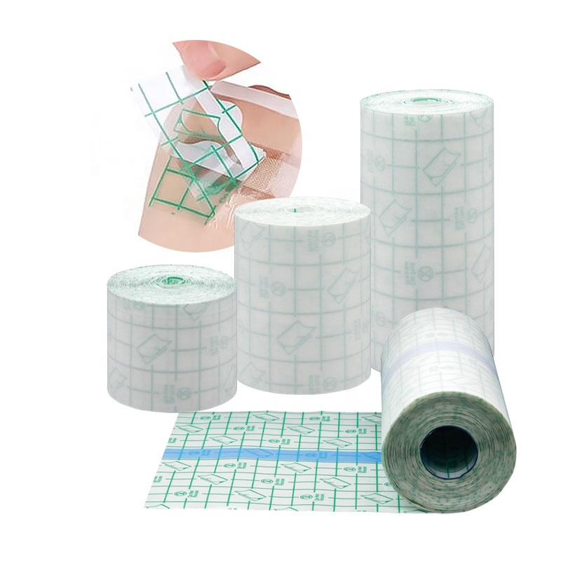 PU film wound care dressing adhesive transparent waterproof wound dressing roll Featured Image