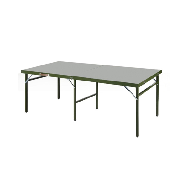 Kültéri téglalap alakú hordozható, összecsukható acél íróasztal-szék Kiemelt kép