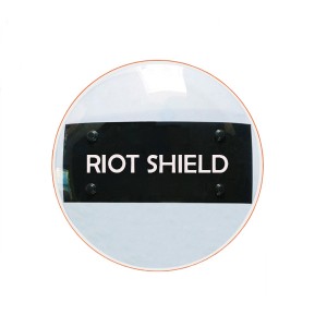Pc Transparent Circular Riot Shield