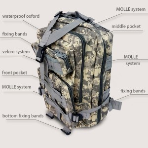 Camo Printed Gear Operator Backpack