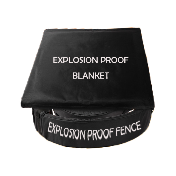 Imagem em destaque de cerca e cobertor à prova de explosão
