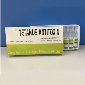 Injekto de Antitoksina Tetano 5000IU por Homo
