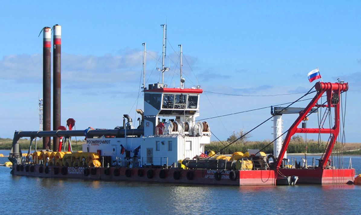 PRAECIPUUS: Octo dredgers perveniet ad Volga-Caspiae dredging situs
