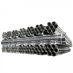 Dn 20 Dn 25 3/4 လက်မ 1 လက်မ အချိန်ဇယား 40 Erw Galvanized Steel Pipe Hollow Tube