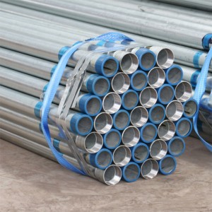 Precios de tubos galvanizados Q215A Q215b Q235A Q235B Tubos soldados pre galvanizados por inmersión en caliente de 6 metros de calibre 18 Fabricantes de tubos redondos de acero galvanizado Gi galvanizado