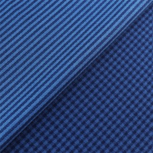 Venda imperdível China algodão azul índigo 100% algodão tecido elástico