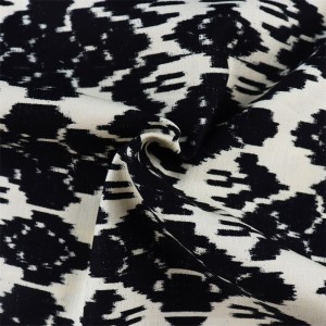 Търговия на едро с китайска мелница LvBaJiao Rayon Linen Printed Woman Fabric