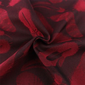 Wholesale ODM China CVC 55/45 Jacquard Fabric per mantellu