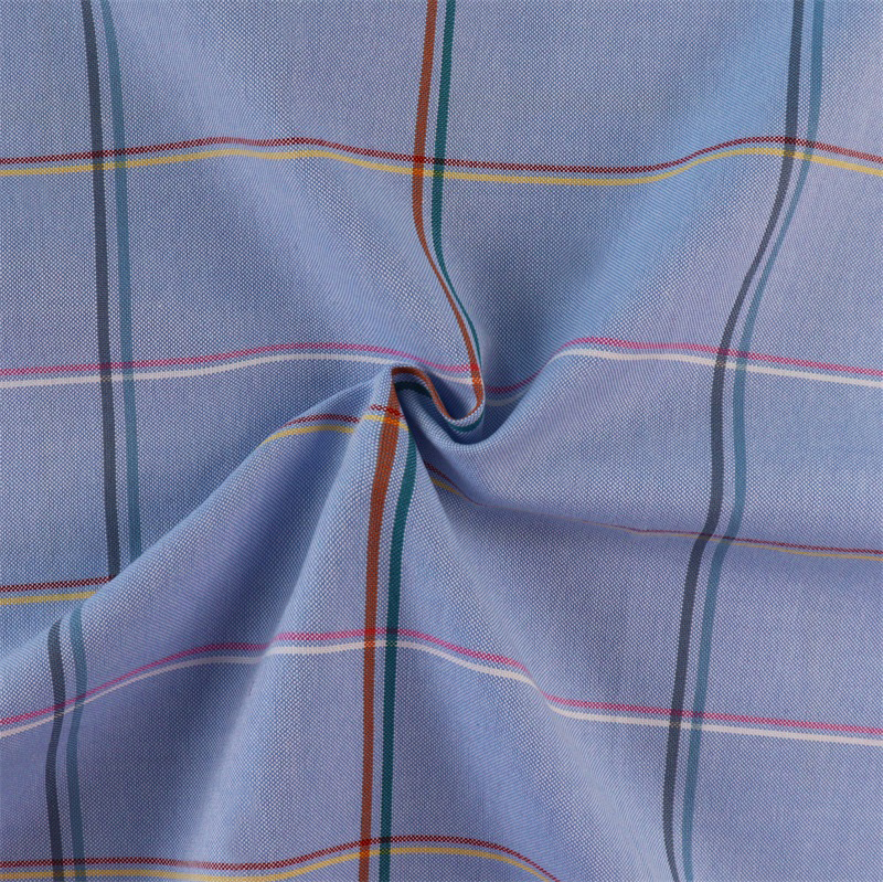 Veleprodaja pamučnih Oxford tkanina za košulje, tkanih jeftinih Oxford tkanina za muške košulje Istaknuta slika