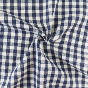 Tela de Oxford barata tejida de las telas de la camisa de algodón de dos colores para las camisas de los hombres