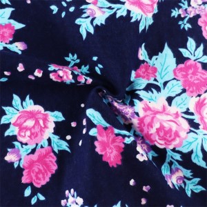 Mataas na reputasyon ng China Flannel Weave print Fabric 100%cotton Fabric na may Soft Garment Fabric