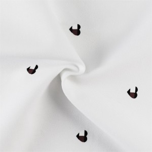 Cina Pabrik grosir Cotton Spandex Woven 235gsm Fabric untuk Garment