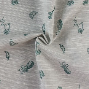 Material 100% tela hilada de algodón teñida de hilo ligero promocional de China de fábrica