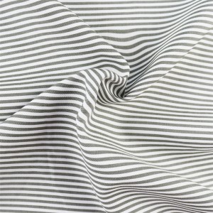 Bêste priis foar China Factory Direct Wholesale 100 Tencel Soft Strip Woven Fabric