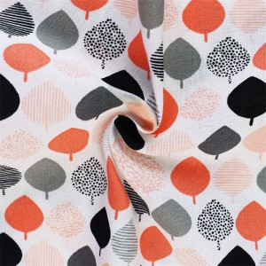 100 algodón de alta calidad para tela tejida impresa personalizada de China
