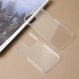 واقي غطاء صلب شفاف لجهاز iPhone 14 PC