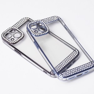 Këllëf TPU me diamant elektrik për iPhone 13 Pro Max